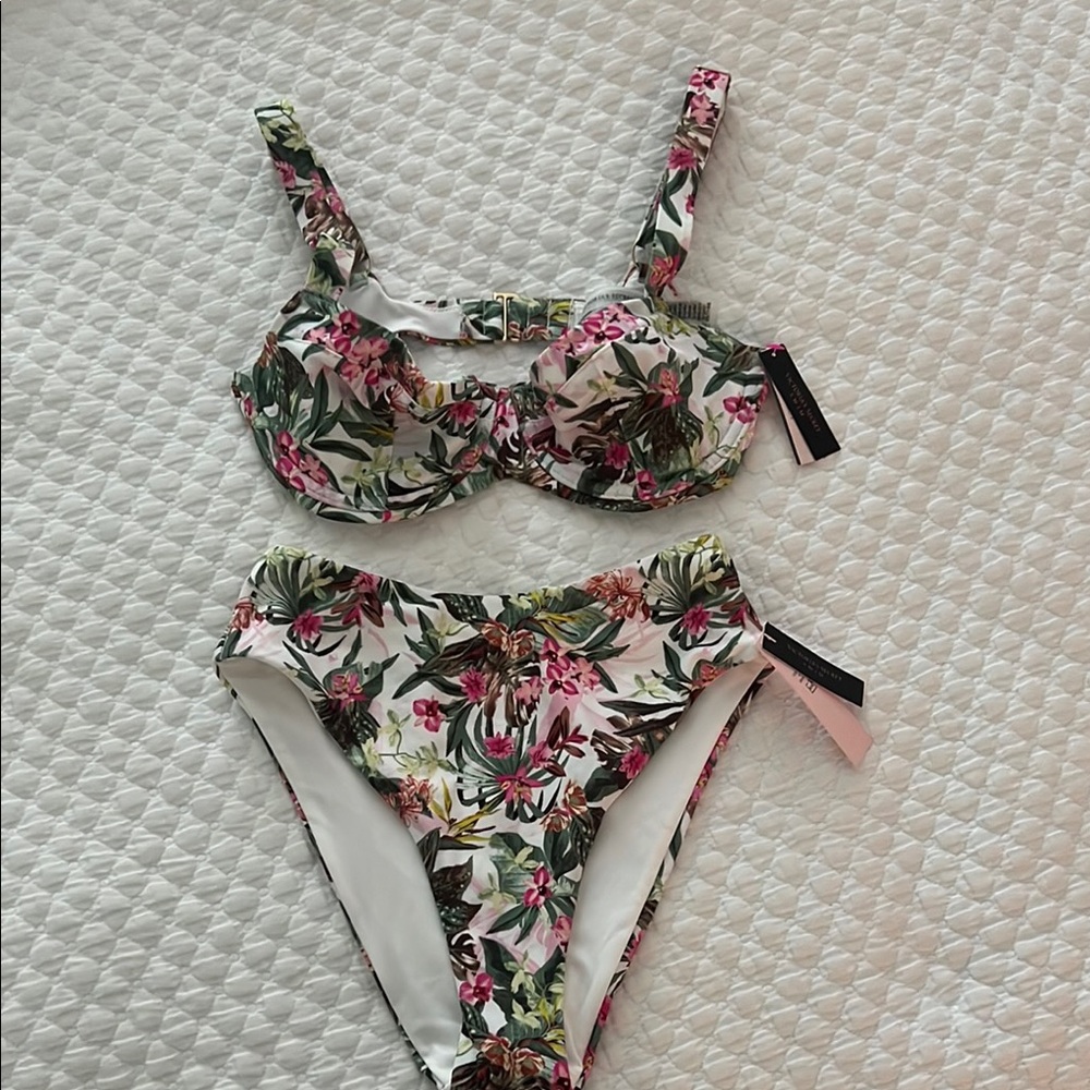 Floral Print Women's Bikini Set